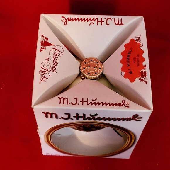 MJ Hummel 2006 Hansel & Gretel Winter Fun Glass Silk Bulb Christmas Ornament - Picture 6 of 14